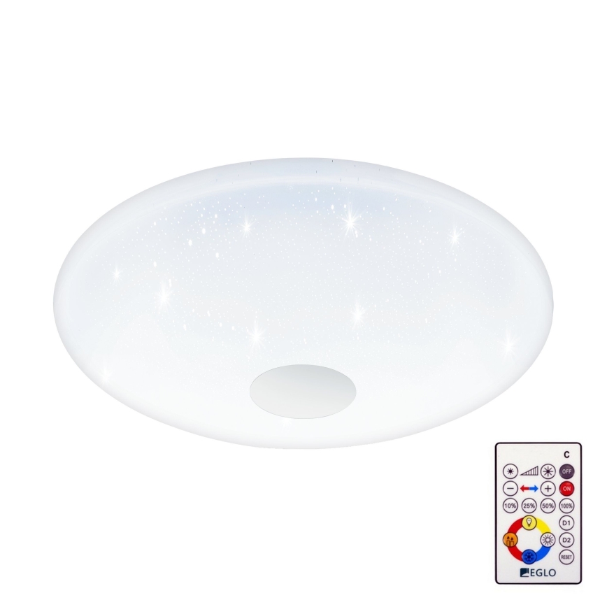 Eglo - Стельовий LED світильник з регулюванням яскравості LED/30W/230V + пульт дистанційного керування