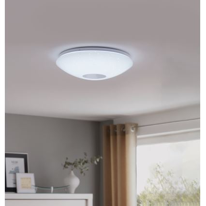 Eglo - Стельовий LED світильник з регулюванням яскравості LED/30W/230V + пульт дистанційного керування