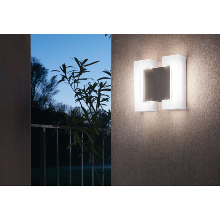 Eglo - Уличный светодиодный настенный светильник 2xLED/4,8W IP44