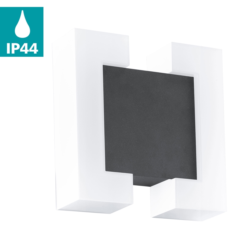 Eglo - Уличный светодиодный настенный светильник 2xLED/4,8W IP44