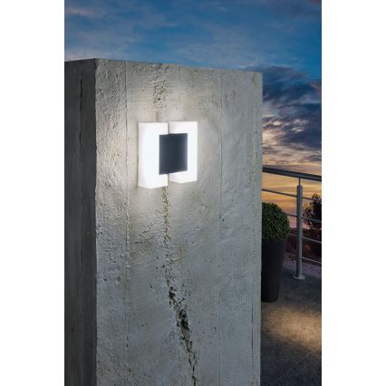 Eglo - Уличный светодиодный настенный светильник 2xLED/4,8W IP44