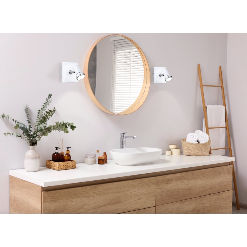 Eglo - Светодиодный настенный светильник для ванной комнаты 1xGU10-LED/3,3W/230V IP44