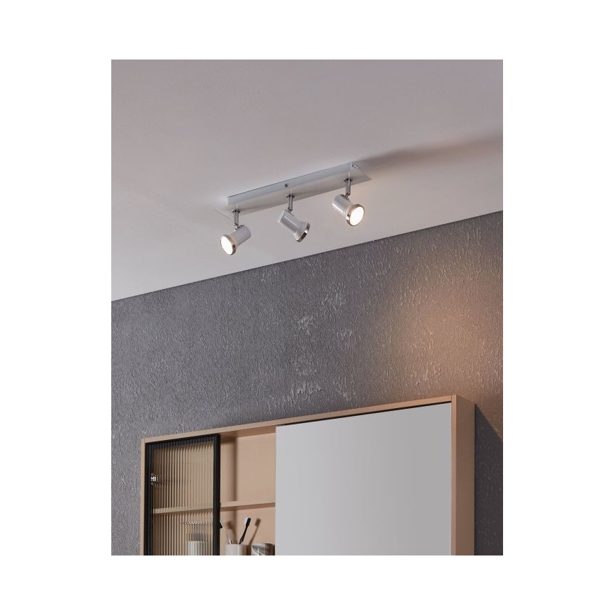 Eglo - Светодиодный точечный светильник для ванной комнаты 3xGU10-LED/3,3W/230V