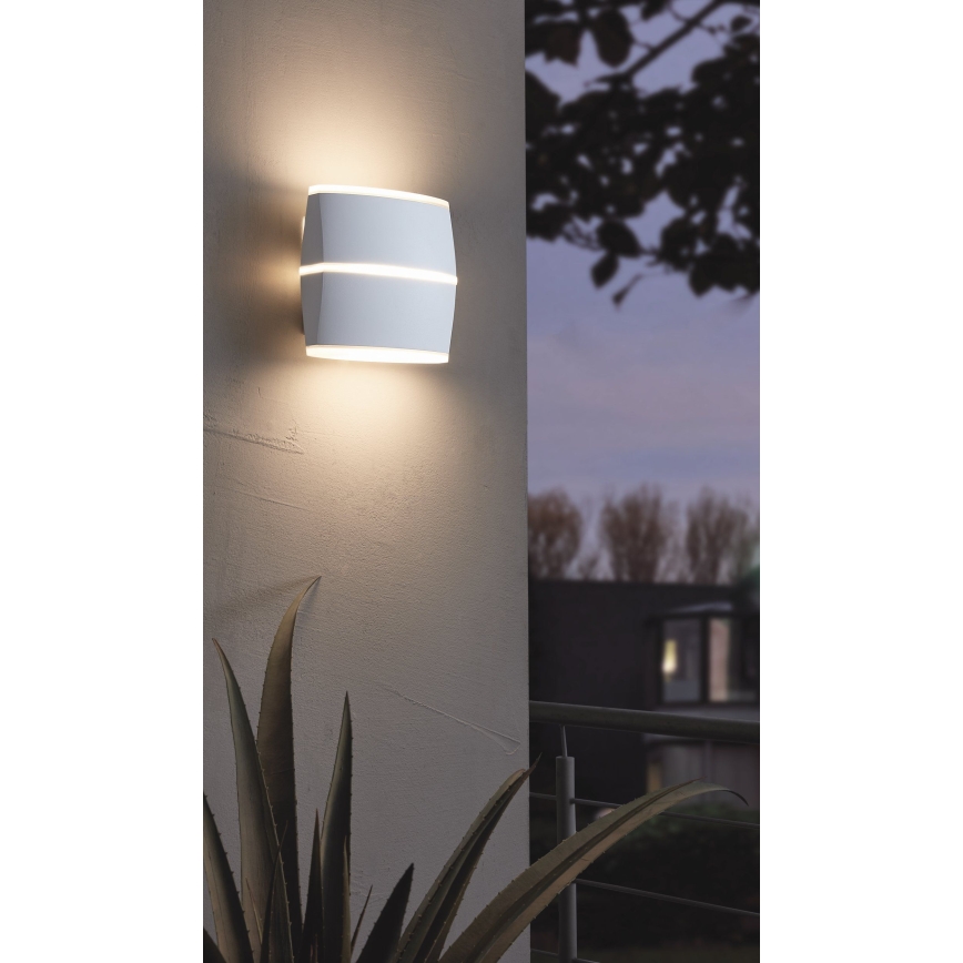 Eglo - Вуличний світлодіодний настінний світильник 2xLED/6W IP44