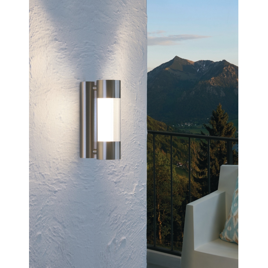 Eglo - Вуличний світлодіодний настінний світильник 2xLED/3,7W IP44