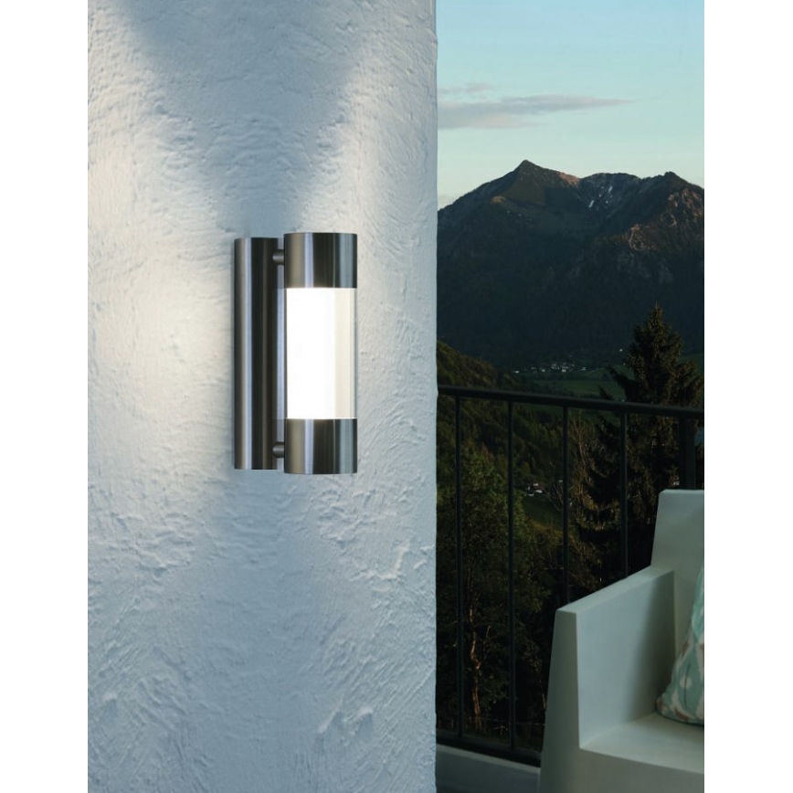 Eglo - Вуличний світлодіодний настінний світильник 2xLED/3,7W IP44