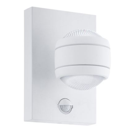 Eglo - Вуличний світлодіодний настінний світильник з датчиком 2xLED/3,7W IP44
