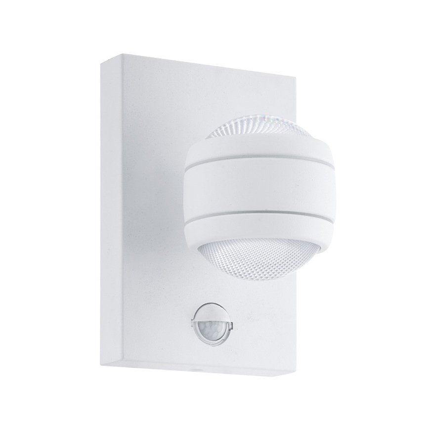 Eglo - Вуличний світлодіодний настінний світильник з датчиком 2xLED/3,7W IP44