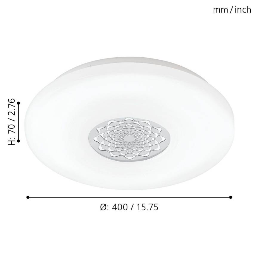 Eglo - Світлодіодний стельовий світильник LED/24W/230V