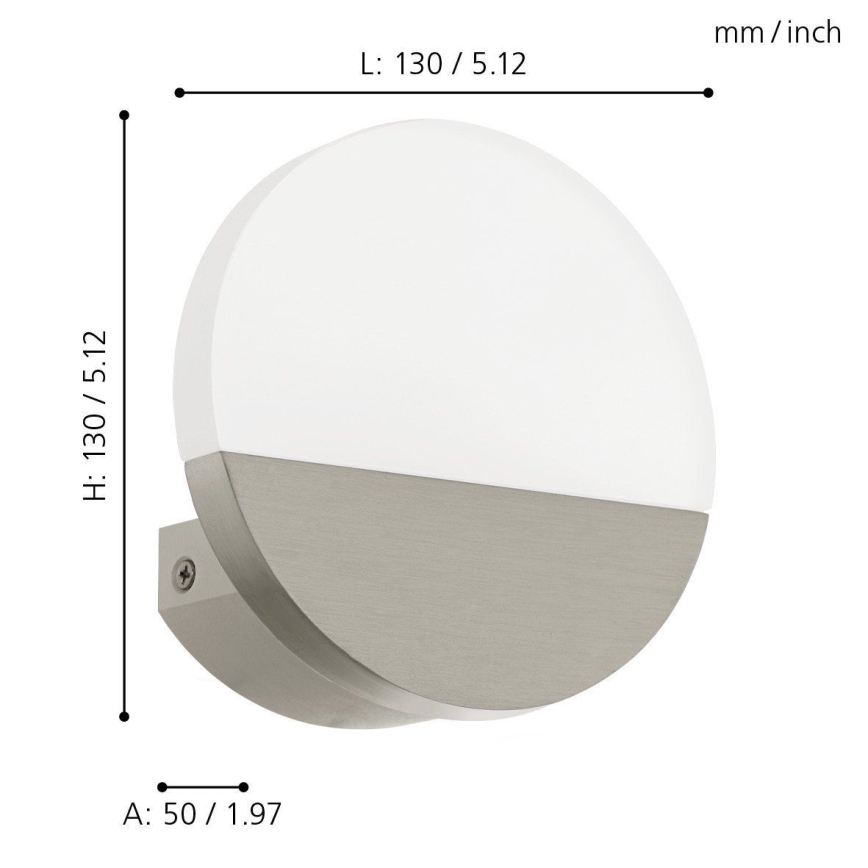 Eglo - Світлодіодний настінний світильник 1xLED/4,5W/230V