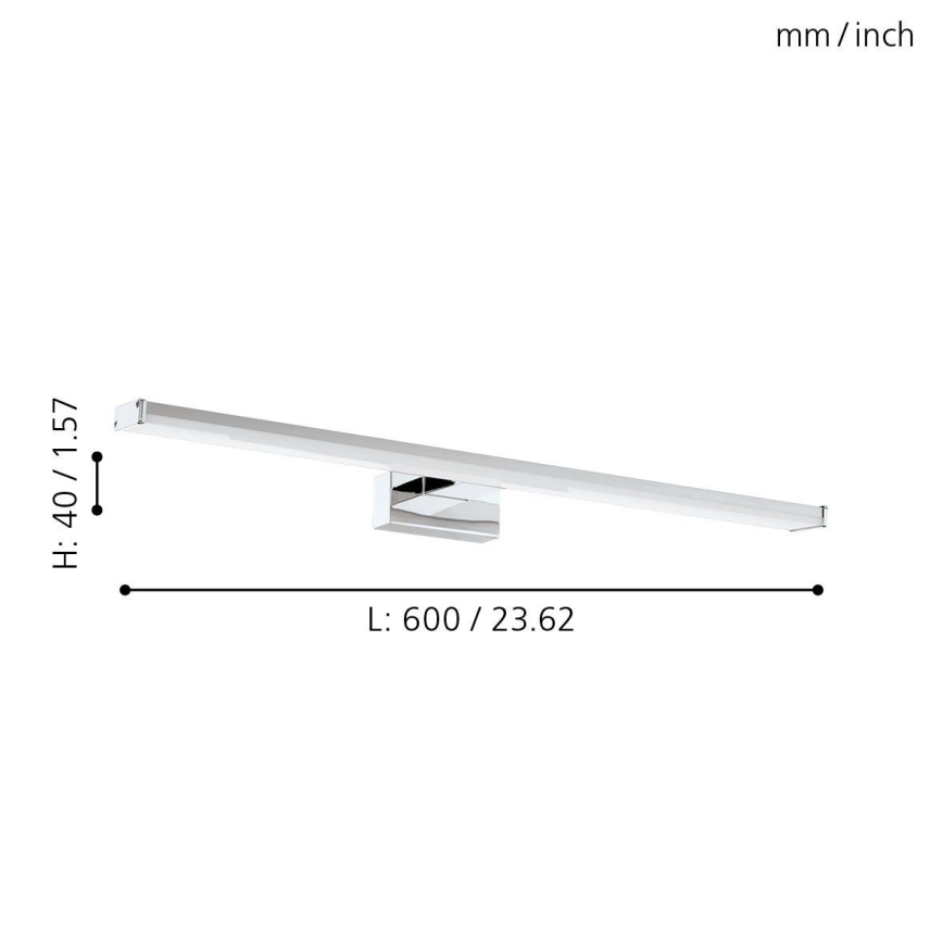 Eglo - Світлодіодний світильник для ванної кімнати LED/11W/230V 4000K 60 см IP44