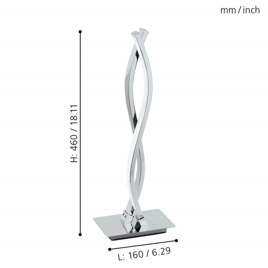 Eglo - Светодиодная настольная лампа 2 2xLED/5W/230V