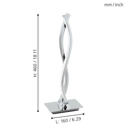 Eglo - Світлодіодна настільна лампа 2xLED/5W/230V