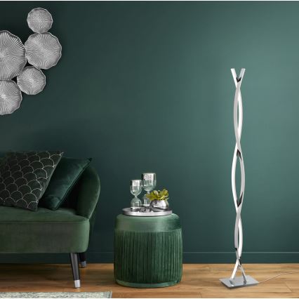 Eglo - LED підлогова лампа LED/36W/230V глянцевий хром