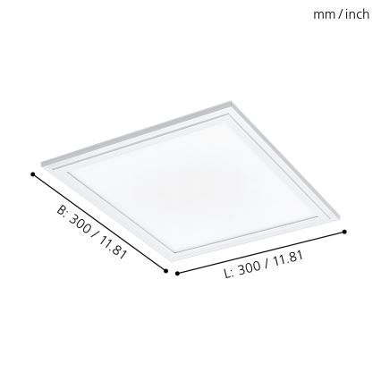 Eglo - Светодиодная потолочная панель LED/16W/230V