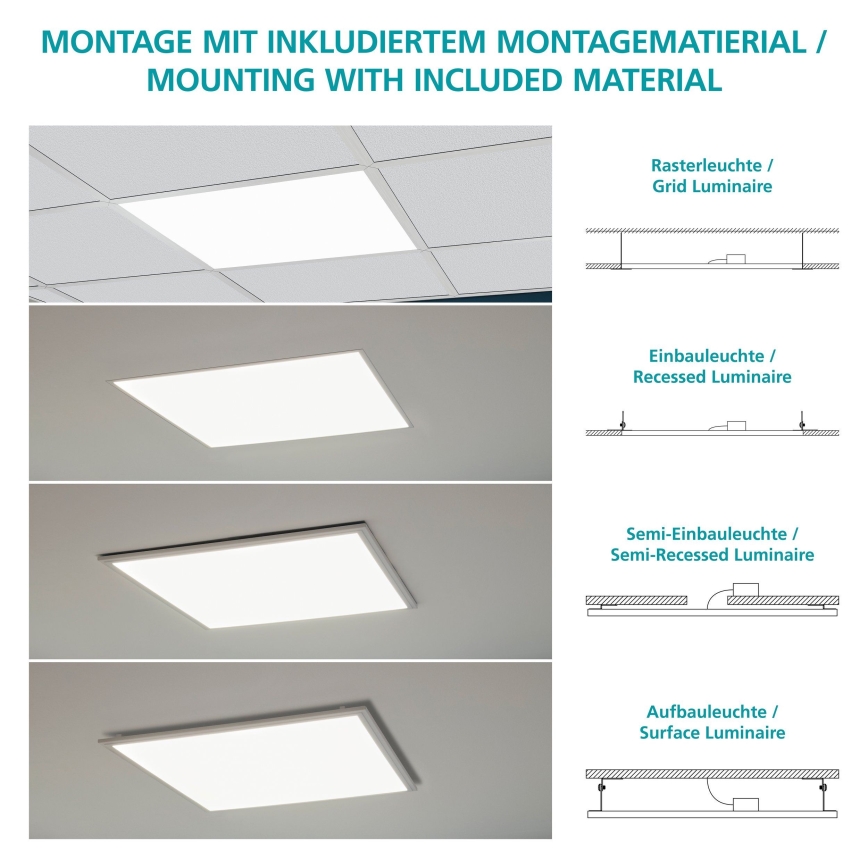 Eglo - Светодиодная потолочная панель LED/40W/230V