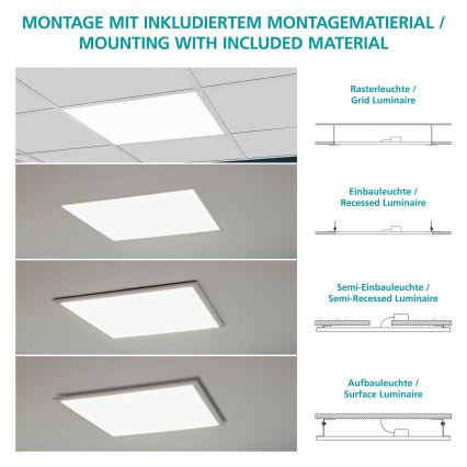 Eglo - Світлодіодна стельова панель LED/40W/230V