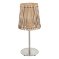 Eglo 96196 - Настільна лампа SENDERO 1xE27/60W/230V