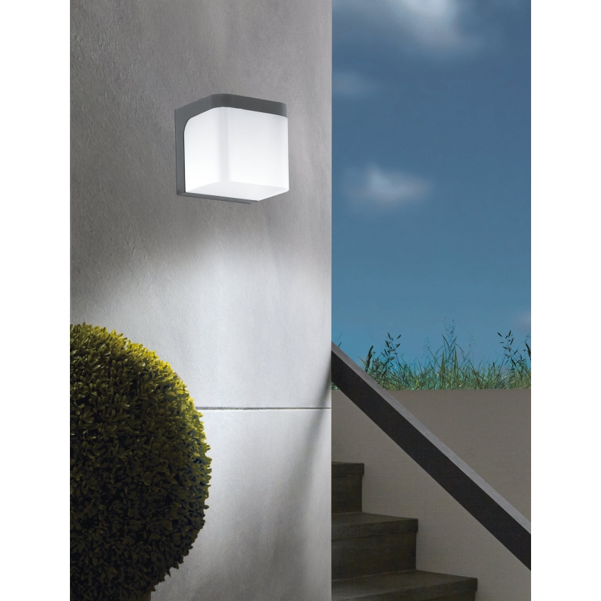 Eglo - Уличный светодиодный настенный светильник LED/4,9W/230V IP44