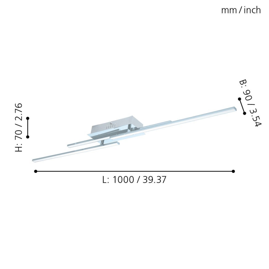 Eglo - Светодиодный потолочный светильник 3xLED/6W/230V