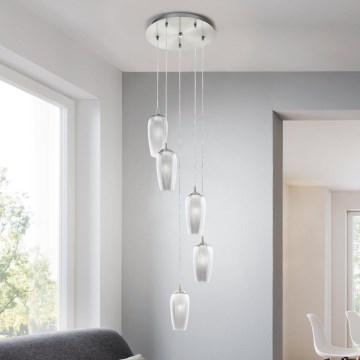 Eglo 96345 - LED-люстра на тросе FARSALA 5xG9/2,5W/230V