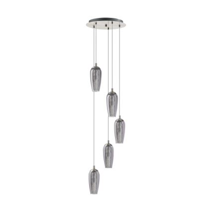 Eglo 96345 - Светодиодная подвесная люстра FARSALA 5xG9/2,5W/230V