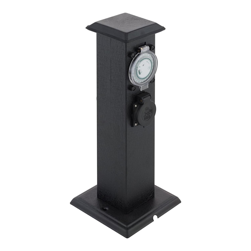Eglo 96352 - Вулична розеткова колона з таймером PARK T IP44