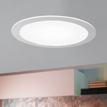 Eglo 96407 - LED диммируемый встраиваемый потолочный светильник FUEVA 1 LED/10,95W/230V Ø 17 см