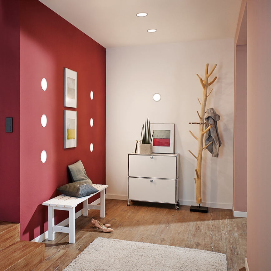 Eglo 96408 - LED вбудований стельовий світильник FUEVA 1 з регулюванням яскравості 1xLED/16,47W/230V діаметр 22,5 см