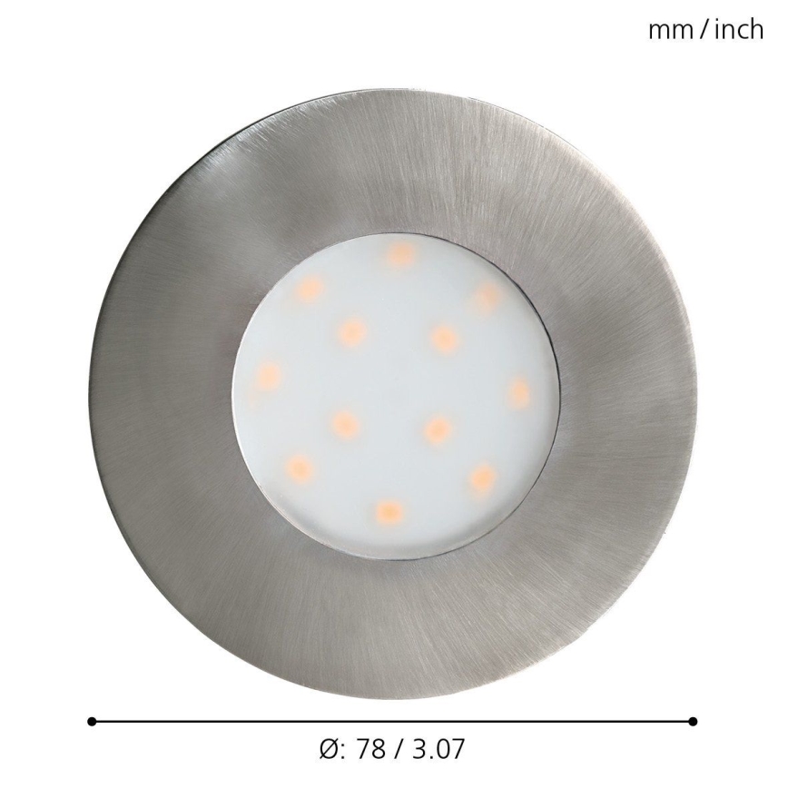 Eglo - Светодиодный уличный встроенный светильник LED/4,9W IP44
