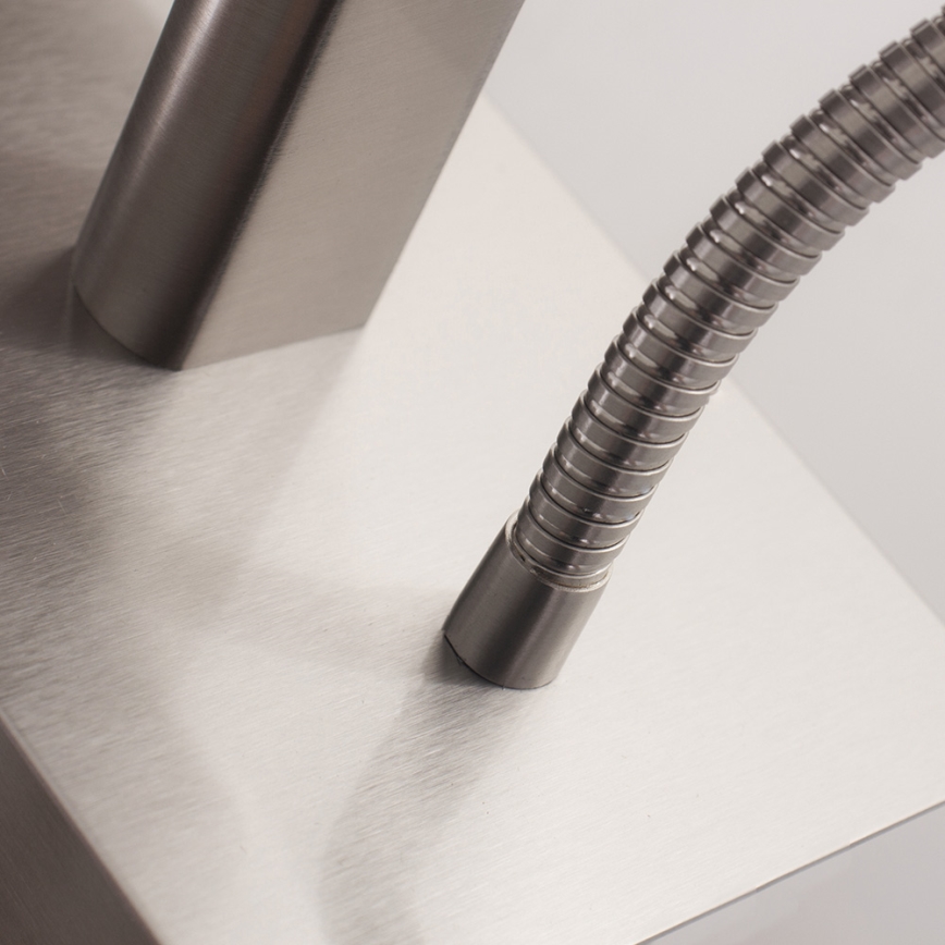 Eglo - Гнучкий світильник LED 1xE27/40W+LED/3,8W білий