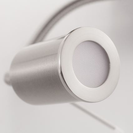 Eglo - Гнучкий світильник LED 1xE27/40W+LED/3,8W білий