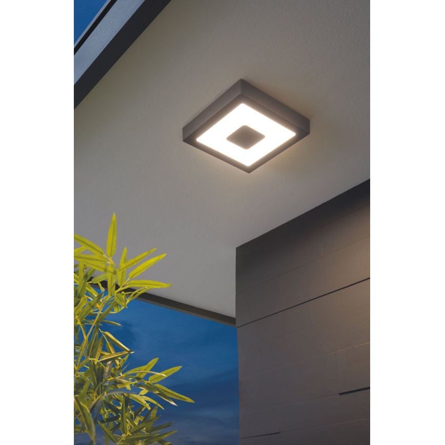 Eglo - Уличный светодиодный потолочный светильник LED/16,5W/230V IP44