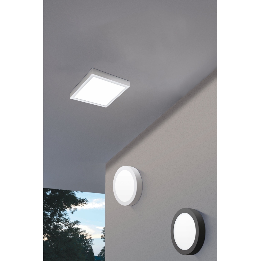 Eglo - Вуличний світлодіодний стельовий світильник LED/16,5W/230V IP44