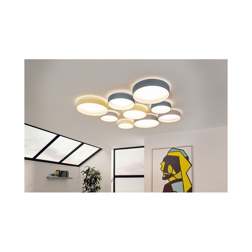 Eglo - Светодиодный потолочный светильник с регулированием яркости 1xLED/18W/230V