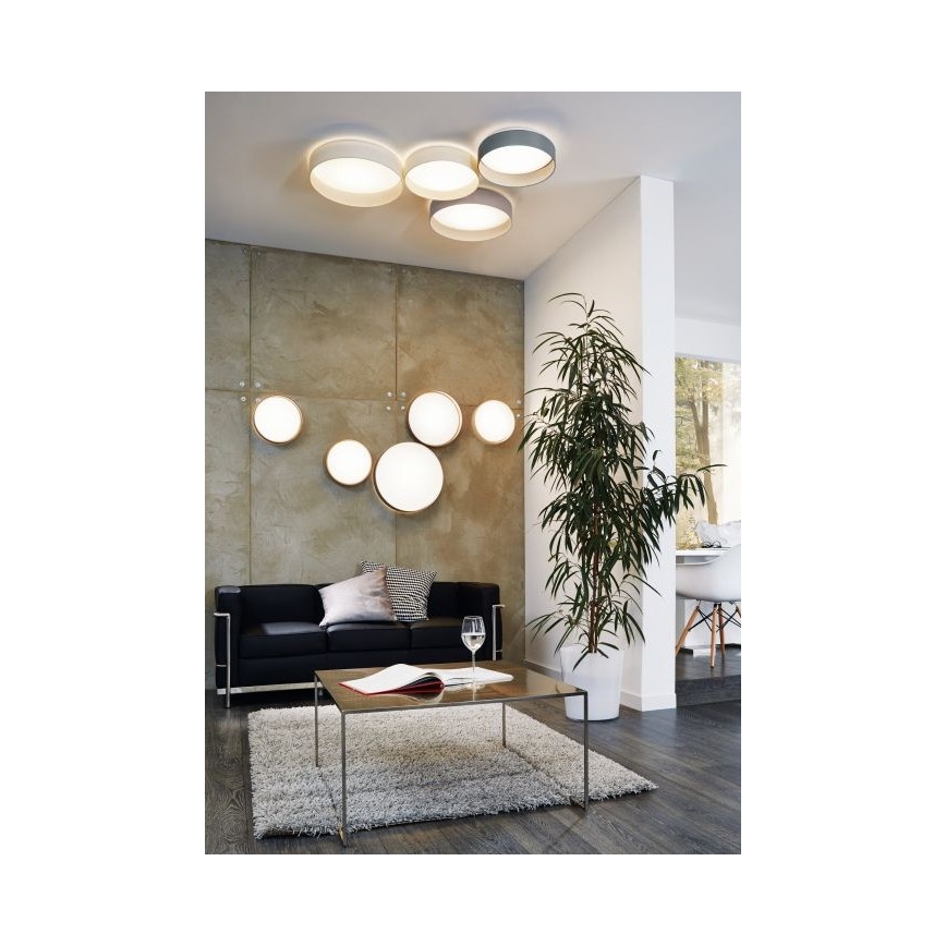 Eglo - Светодиодный потолочный светильник с регулированием яркости 1xLED/18W/230V