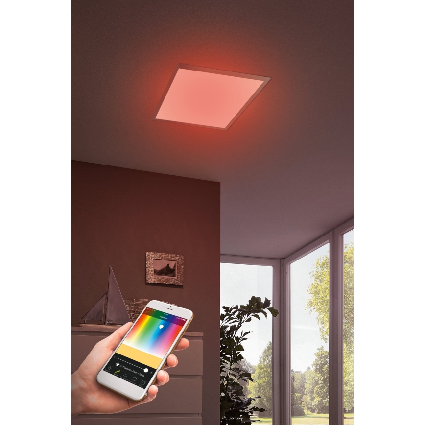 Eglo - Светодиодный RGBW-светильник с регулированием яркости SALOBRENA-C LED/16W + дистанционное управление
