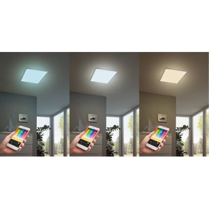 Eglo - Светодиодный RGBW-светильник с регулированием яркости SALOBRENA-C LED/16W + дистанционное управление