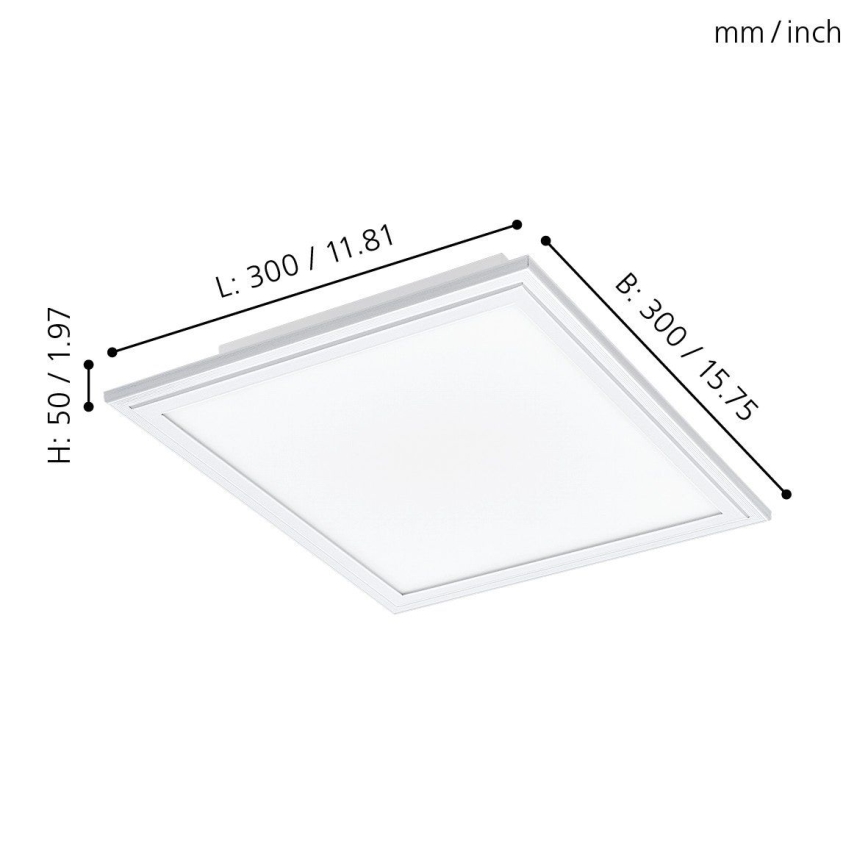 Eglo - Светодиодный RGBW-светильник с регулированием яркости SALOBRENA-C LED/16W + дистанционное управление