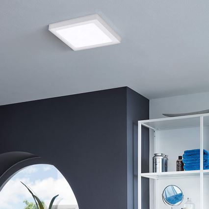 Eglo - Світлодіодний стельовий світильник RGB з регулюванням яскравості FUEVA-C LED/15,6W/230V