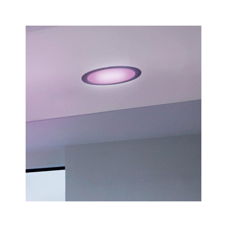 Eglo - Светодиодный встроенный RGB-светильник с регулированием яркости FUEVA-C LED/15,6W/230V