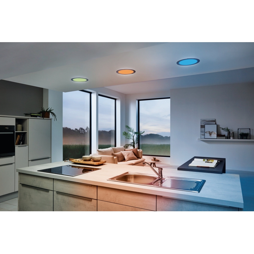 Eglo - Светодиодный встроенный RGB-светильник с регулированием яркости FUEVA-C LED/15,6W/230V
