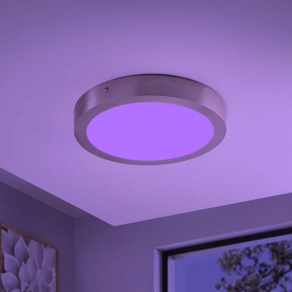 Eglo - Светодиодный потолочный RGBW-светильник с регулированием яркости FUEVA-C LED/21W/230V Bluetooth