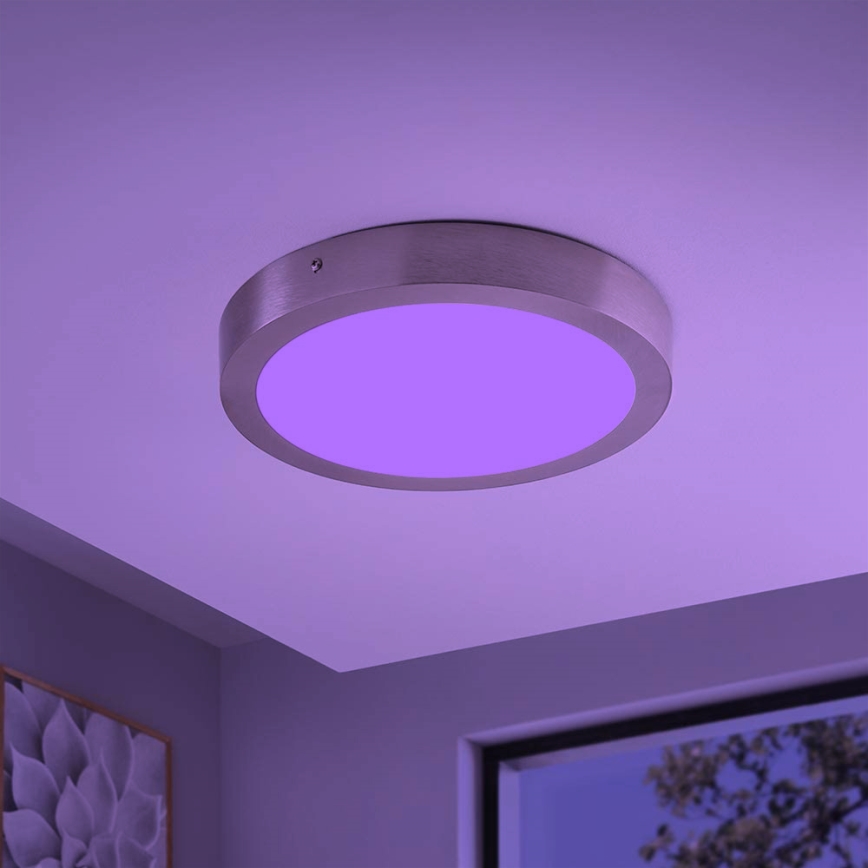 Eglo - Светодиодный потолочный RGBW-светильник с регулированием яркости FUEVA-C LED/21W/230V Bluetooth