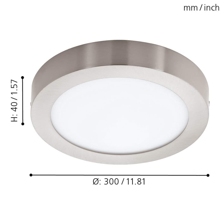 Eglo - Светодиодный потолочный RGBW-светильник с регулированием яркости FUEVA-C LED/21W/230V Bluetooth