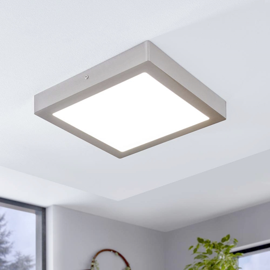 Eglo - диммируемый светодиодный потолочный светильник RGBW FUEVA-C LED/21Вт/230В 30x30 см