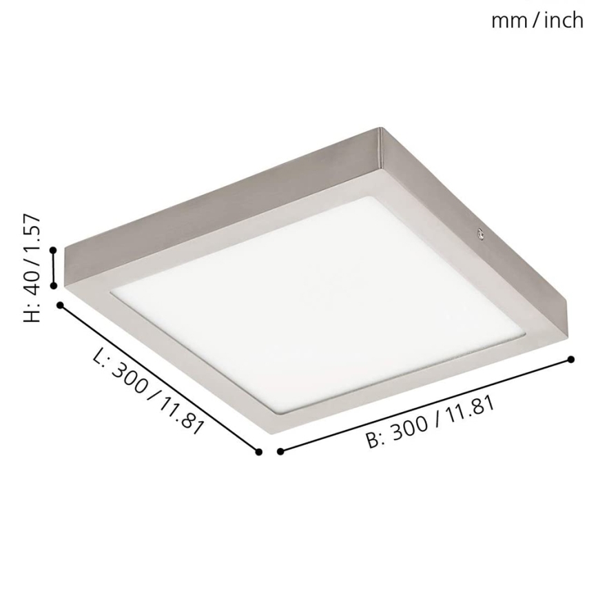 Eglo - Светодиодный потолочный RGBW-светильник с регулированием яркости FUEVA-C LED/21W/230V