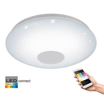 Eglo - Светодиодный потолочный RGBW-светильник с регулированием яркости VOLTAGO-C LED/17W/230V