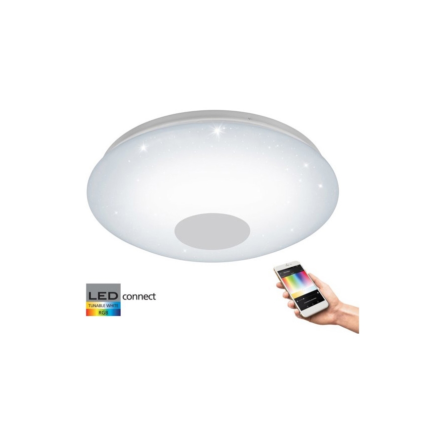 Eglo - Светодиодный потолочный RGBW-светильник с регулированием яркости VOLTAGO-C LED/17W/230V