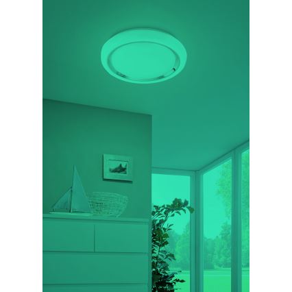 Eglo - LED RGBW Стельовий світильник з регулюванням яскравості CAPASSO-C LED/17W/230V